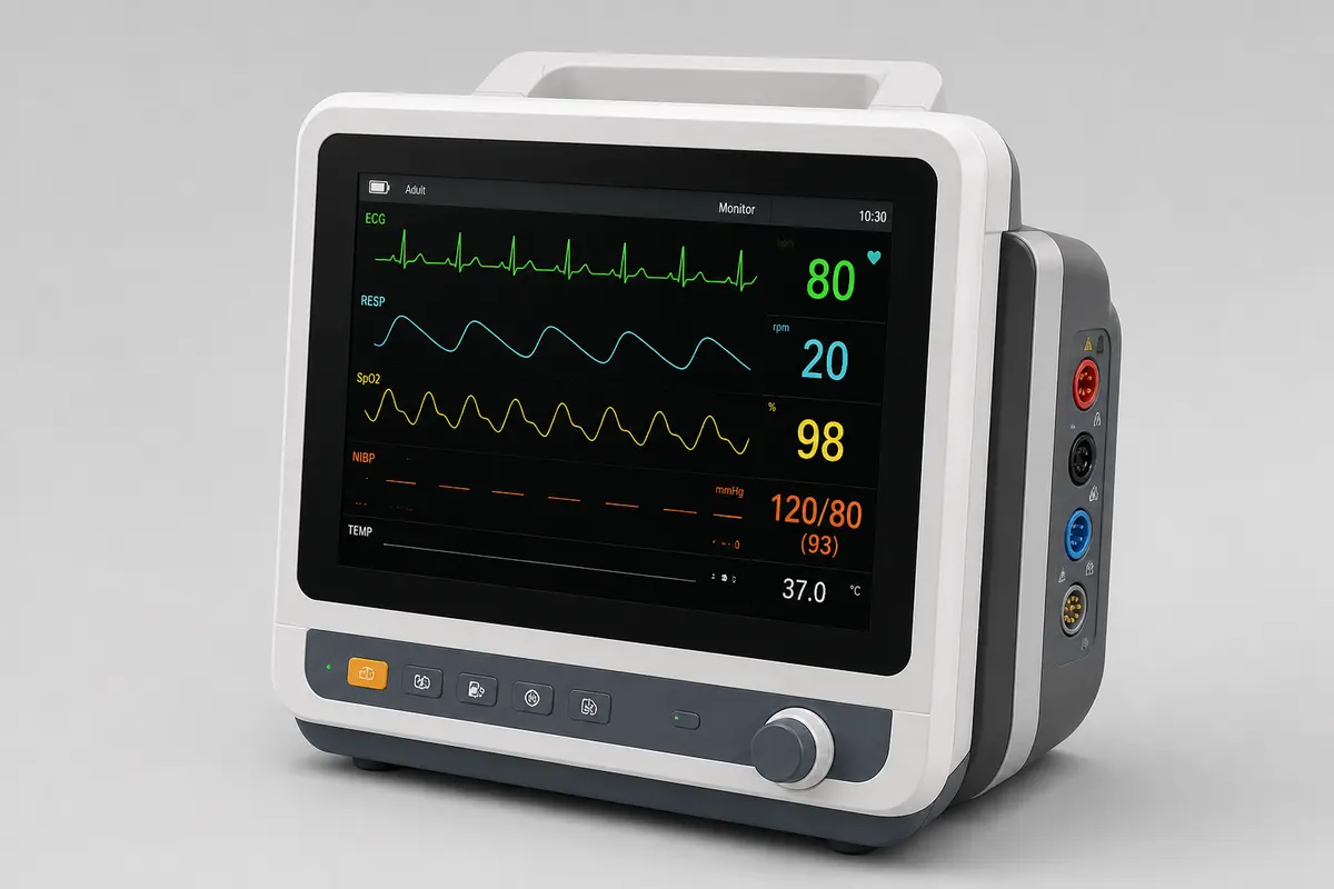 5 Parameter Patient Monitor from Life Healthcare Medical Equipments, Hyderabad